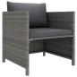 vidaXL Set Divani da Giardino 6 pz con Cuscini in Polyrattan Grigio vidaXL Set Divani da Giardino 6 pz con Cuscini in Polyrattan Grigio