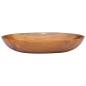 vidaXL Lavabo in Legno Massello di Teak 60x40x10 cm vidaXL Lavabo in Legno Massello di Teak 60x40x10 cm