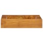 vidaXL Lavabo in Legno Massello di Teak 50x35x10 cm