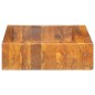 vidaXL Lavabo in Legno Massello di Teak 50x35x10 cm