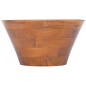 vidaXL Lavabo in Legno Massello di Teak Φ40x20 cm
