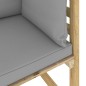 vidaXL Divani Angolari da Giardino & Cuscini 2pz Pino Impregnato Verde vidaXL Divani Angolari da Giardino & Cuscini 2pz Pino Impregnato Verde