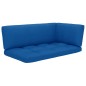 vidaXL Divano a 2 Posti su Pallet con Cuscini Pino Impregnato Nero vidaXL Divano a 2 Posti su Pallet con Cuscini Pino Impregnato Nero