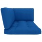 vidaXL Divano a 2 Posti su Pallet con Cuscini Pino Impregnato Nero vidaXL Divano a 2 Posti su Pallet con Cuscini Pino Impregnato Nero