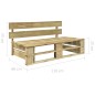 vidaXL Set Divani in Pallet con Cuscini 6 pz in Pino Impregnato Verde vidaXL Set Divani in Pallet con Cuscini 6 pz in Pino Impregnato Verde