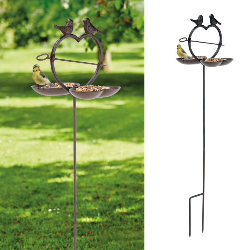 HI Mangiatoia per Uccelli 92 cm Marrone HI Mangiatoia per Uccelli 92 cm Marrone