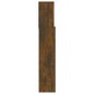 Testiera con Scomparti Rovere Fumo 180x19x103,5 cm Testiera con Scomparti Rovere Fumo 180x19x103,5 cm