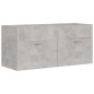 vidaXL Mobile Sottolavabo Grigio Cemento 100x38,5x46 cm in Truciolato vidaXL Mobile Sottolavabo Grigio Cemento 100x38,5x46 cm in Truciolato