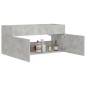 vidaXL Mobile Sottolavabo Grigio Cemento 100x38,5x46 cm in Truciolato vidaXL Mobile Sottolavabo Grigio Cemento 100x38,5x46 cm in Truciolato