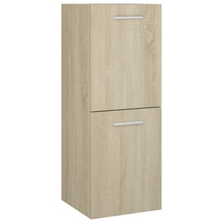 vidaXL Armadio da Bagno Rovere Sonoma 30x30x80 cm in Truciolato