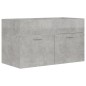 vidaXL Mobile Sottolavabo Grigio Cemento 80x38,5x46 cm in Truciolato vidaXL Mobile Sottolavabo Grigio Cemento 80x38,5x46 cm in Truciolato