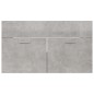 vidaXL Mobile Sottolavabo Grigio Cemento 80x38,5x46 cm in Truciolato vidaXL Mobile Sottolavabo Grigio Cemento 80x38,5x46 cm in Truciolato