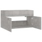 vidaXL Mobile Sottolavabo Grigio Cemento 80x38,5x46 cm in Truciolato vidaXL Mobile Sottolavabo Grigio Cemento 80x38,5x46 cm in Truciolato