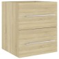 vidaXL Mobile Sottolavabo Rovere Sonoma 41x38,5x48 cm in Truciolato vidaXL Mobile Sottolavabo Rovere Sonoma 41x38,5x48 cm in Truciolato