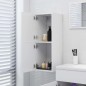 vidaXL Armadio da Bagno Bianco 30x30x80 cm in Legno Multistrato vidaXL Armadio da Bagno Bianco 30x30x80 cm in Legno Multistrato