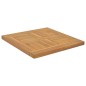 vidaXL Piano Tavolo Quadrato 40x40x2,5 cm in Legno Massello di Teak vidaXL Piano Tavolo Quadrato 40x40x2,5 cm in Legno Massello di Teak