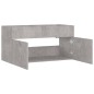 vidaXL Mobile Sottolavabo Grigio Cemento 90x38,5x46 cm in Truciolato vidaXL Mobile Sottolavabo Grigio Cemento 90x38,5x46 cm in Truciolato