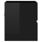 vidaXL Mobile Sottolavabo Nero Lucido 41x38,5x45 cm in Truciolato vidaXL Mobile Sottolavabo Nero Lucido 41x38,5x45 cm in Truciolato