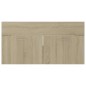 vidaXL Mobile Sottolavabo Rovere Sonoma 90x38,5x46 cm in Truciolato vidaXL Mobile Sottolavabo Rovere Sonoma 90x38,5x46 cm in Truciolato