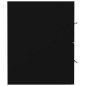 vidaXL Mobile Sottolavabo Nero 80x38,5x48 cm in Truciolato vidaXL Mobile Sottolavabo Nero 80x38,5x48 cm in Truciolato