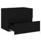 vidaXL Mobile Sottolavabo Nero 60x38,5x45 cm in Truciolato vidaXL Mobile Sottolavabo Nero 60x38,5x45 cm in Truciolato