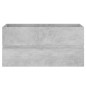 vidaXL Mobile Sottolavabo Grigio Cemento 90x38,5x45 cm in Truciolato vidaXL Mobile Sottolavabo Grigio Cemento 90x38,5x45 cm in Truciolato