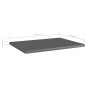 vidaXL Ripiani per Libreria 8 pz Grigio Lucido 40x30x1,5 cm Truciolato vidaXL Ripiani per Libreria 8 pz Grigio Lucido 40x30x1,5 cm Truciolato