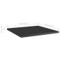 vidaXL Ripiani Libreria 8 pz Nero Lucido 40x40x1,5 cm in Truciolato vidaXL Ripiani Libreria 8 pz Nero Lucido 40x40x1,5 cm in Truciolato