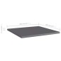 vidaXL Ripiani Libreria 8 pz Grigio Lucido 40x40x1,5 cm in Truciolato vidaXL Ripiani Libreria 8 pz Grigio Lucido 40x40x1,5 cm in Truciolato