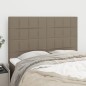 Testiere 4 pz Tortora 72x5x78/88 cm in Tessuto Testiere 4 pz Tortora 72x5x78/88 cm in Tessuto