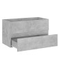 vidaXL Set Mobili da Bagno 2 pz Grigio Cemento in Truciolato vidaXL Set Mobili da Bagno 2 pz Grigio Cemento in Truciolato