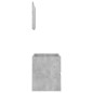 vidaXL Set Mobili da Bagno 2 pz Grigio Cemento in Truciolato vidaXL Set Mobili da Bagno 2 pz Grigio Cemento in Truciolato