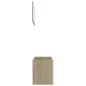 vidaXL Set Mobili da Bagno 2 pz Bianco e Rovere Sonoma in Truciolato vidaXL Set Mobili da Bagno 2 pz Bianco e Rovere Sonoma in Truciolato