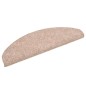 vidaXL Tappetini Adesivi per Scale 10 pz Marroni 65x21x4 cm Agugliati
