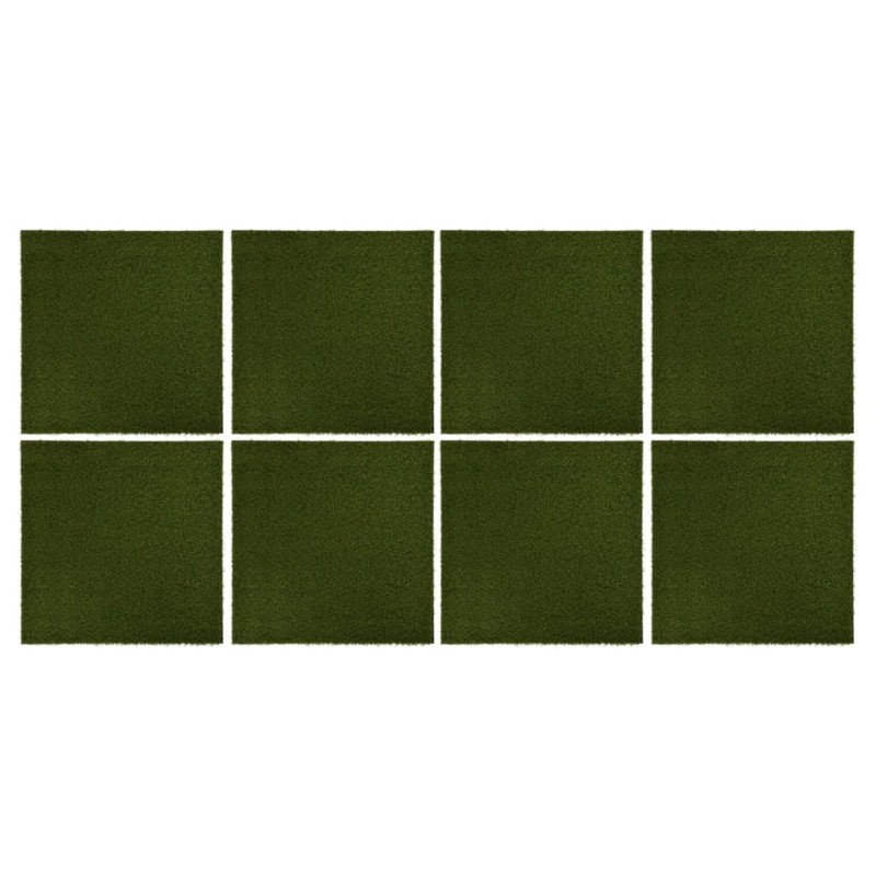 vidaXL Piastrelle in Erba Sintetica 8 pz 50x50x2,5 cm Gomma vidaXL Piastrelle in Erba Sintetica 8 pz 50x50x2,5 cm Gomma