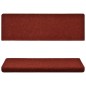 vidaXL Tappetini per Scale 5 pz Bordeaux 65x21x4 cm Tessuto Agugliato vidaXL Tappetini per Scale 5 pz Bordeaux 65x21x4 cm Tessuto Agugliato