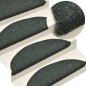 vidaXL Tappetini Adesivi per Scale 10 pz Verdi 56x17x3 cm Agugliati vidaXL Tappetini Adesivi per Scale 10 pz Verdi 56x17x3 cm Agugliati