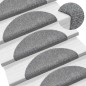 vidaXL Tappetini per Scale Adesivi 5 pz 56x17x3 cm Grigio Chiaro vidaXL Tappetini per Scale Adesivi 5 pz 56x17x3 cm Grigio Chiaro