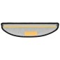vidaXL Tappetini per Scale 10 pz 65x24x4 cm Grigio Scuro