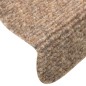 vidaXL Tappetini Adesivi per Scale 10 pz Crema 56x17x3 cm Agugliati vidaXL Tappetini Adesivi per Scale 10 pz Crema 56x17x3 cm Agugliati