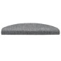 vidaXL Tappetini Scale Adesivi 5 pz 65x21x4 cm Grigio Chiaro Agugliati