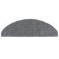 vidaXL Tappetini Scale Adesivi 5 pz 65x21x4 cm Grigio Chiaro Agugliati
