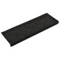 vidaXL Tappetini per Scale Tessuto Agugliato 5 pz 65x21x4 cm Neri vidaXL Tappetini per Scale Tessuto Agugliato 5 pz 65x21x4 cm Neri
