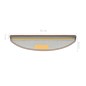vidaXL Tappetini per Scale 10 pz 65x24x4 cm Marrone Chiaro