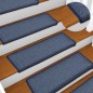vidaXL Tappetini per Scale 10 pz 65x21x4 cm Blu vidaXL Tappetini per Scale 10 pz 65x21x4 cm Blu