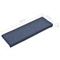 vidaXL Tappetini per Scale 10 pz 65x21x4 cm Blu vidaXL Tappetini per Scale 10 pz 65x21x4 cm Blu