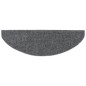 vidaXL Tappetini Scale Adesivi 10pz 65x21x4 cm Grigio Chiaro Agugliati
