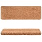 vidaXL Tappetini per Scale 10 pz 65x21x4 cm Marroni vidaXL Tappetini per Scale 10 pz 65x21x4 cm Marroni