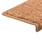 vidaXL Tappetini per Scale 10 pz 65x21x4 cm Marroni vidaXL Tappetini per Scale 10 pz 65x21x4 cm Marroni
