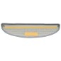 vidaXL Tappetini per Scale 10 pz 65x21x4 cm Grigi